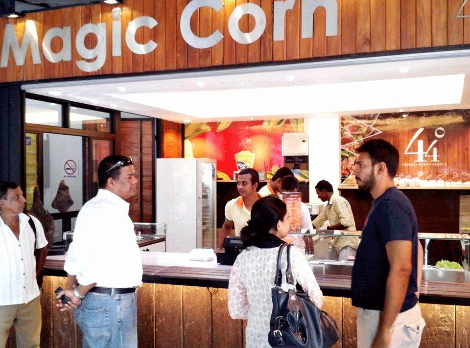 Magic Corn Outlets in Shopping Malls