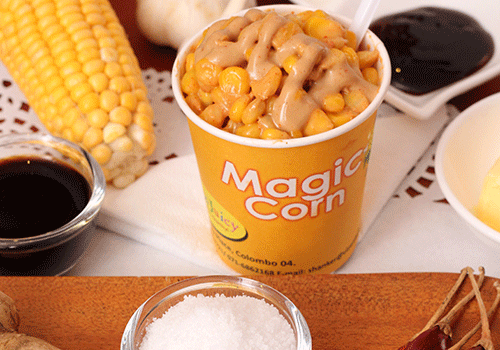 Magic Corn Cup in a Table